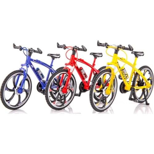 Mini Bicycle Model Wear-resistant Foldable Alloy Bike Ornament Bicycle Simulation Decoration