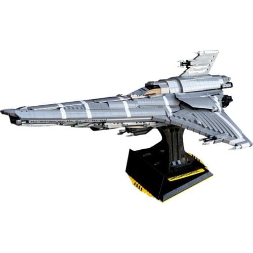 MOC High-Tech Space Mk UCS Colonial Viper Spaceship Building Blocks Kit Transport Wars Ship Bricks Idea Toys For Children Gifts
