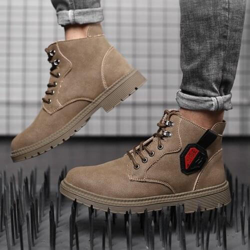 DM86 shoes men 2020 Suede unisex Martin boots indestructible Steel toe cap Anti-smashing anti-piercing Work safety shoe sneakers