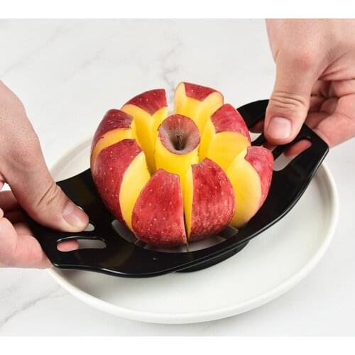 PP Plastic Handle Apple Slicer Stainless Steel Blade Apple Cutter and Fruit Separator Splitter Household Kitchen Gadgets
