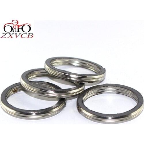 Exhaust motorcycle 4PCS FOR SUZUKI GS 750 GSX 650/1100 GSX650 GSX650F/F GS750ED/ESD GSX1100F Katana Exhaust Pipe Gasket Seal