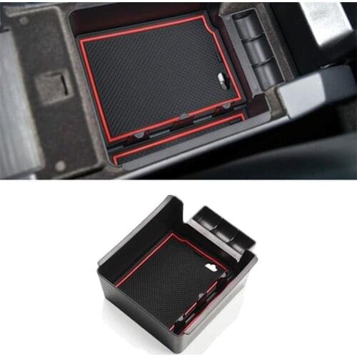 For Volvo XC60 S60 S60L V60, ABS Plastic Front Row Central Armrest Storage Box Black