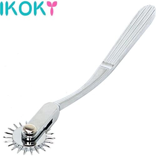 IKOKY Adult Games Sex Roller Wartenberg Pin Wheel Sex Toys for Couples Gear Nipple/Breast Penis Tongue Body Stimulator