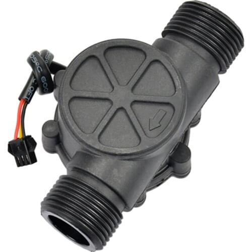 1Pcs Water Flow Sensor DN25 DC3.5-24V 1 Inch 2-100L/Min Hall Flowmeter Heat Pump Water Heater Flow Meter Switch Counter