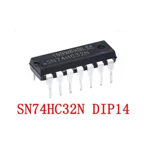 10PCS SN74HC32N DIP14 SN74HC32 74HC32N 74HC32 DIP Integrated IC
