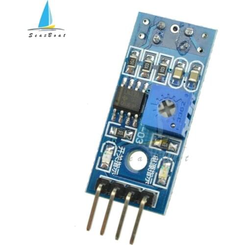 2PC TCRT5000 Infrared Reflective Sensor IR Photoelectric Switch Barrier Line Track Module For Arduino Diode Triode Board 3.3V-5V
