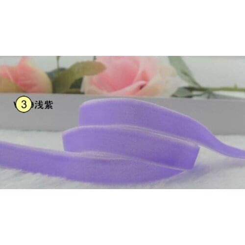 3/8 inch ,10mm width, 50yds/roll free shipping ,velvet ribbon, No elastic Single face nylon velour webbing, many color choices