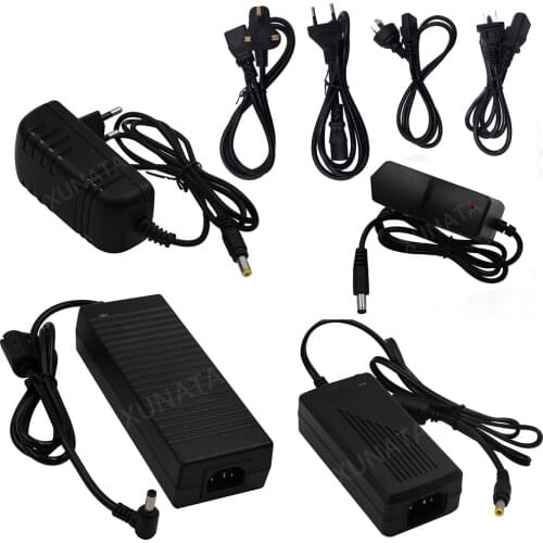 AC100-240V To DC12V 1A 2A 3A 5A 6A 8A 10A Switching Adapter For 5050 2835 5054 LED Light Strip EU US UK AU 12V Power Supply Set