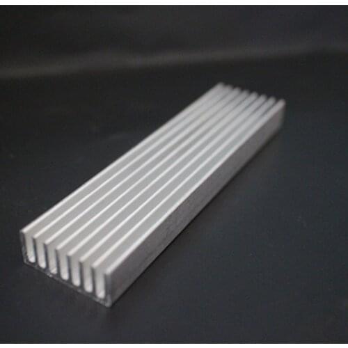 Aluminium Radiating Fin Cooling Heatsink 100*25*10MM for LED Power Transistor Electrical Radiator Chip