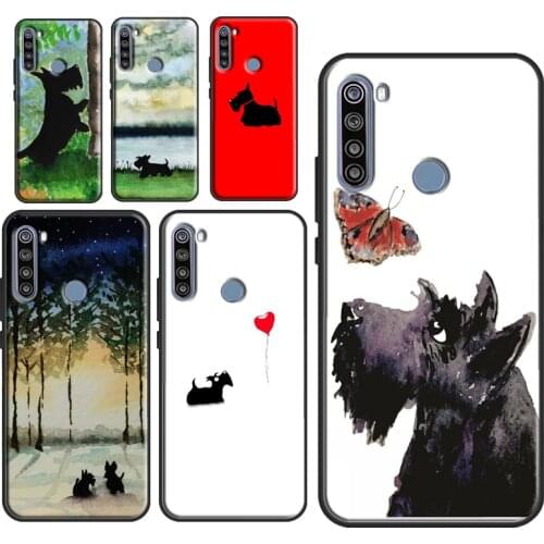 Westie Scottie Scottish Terrier Phone Case For Xiaomi Redmi Note 10 Pro 8 7 9S 8T 8A 9A 9C 9T K40 Redmi Note 9 Pro Cover