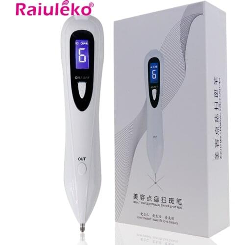 Laser Plasma Pen LCD Skin Tag Removal Device Dark Spot Removal Pen Freckle Remover Machine Mole Wart Tattoo Remaval Beauty Tool
