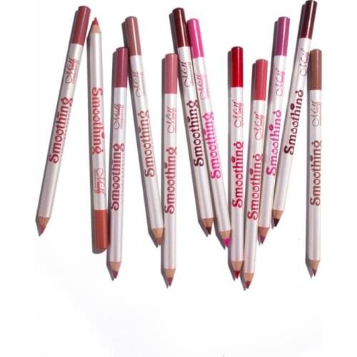 12 Colors Matte Lasting Lip Stick Set Pen Waterproof Lip Liner Pencil Set Lipsticks Multi-functional Makeup Cosmetic Lipsticks