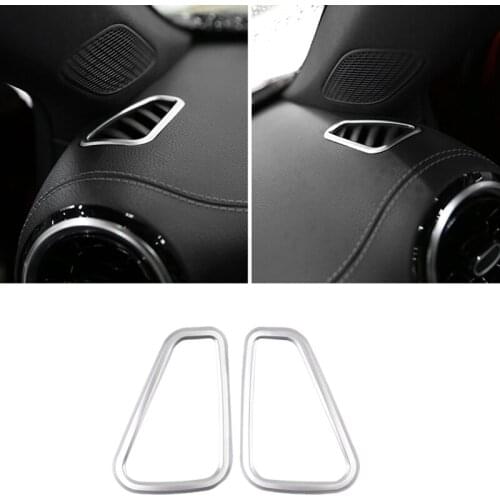 For Mercedes Benz A Class W177 2018-2020 Chrome ABS Side Air Conditioning Vent Outlet Cover Trim Sticker