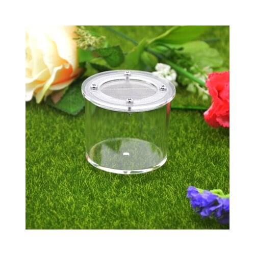 NEW DIY Acrylic ant nest round insect House Pet Anthill Workshop,round ant farm seal Acrylic spider insect box reptile tank