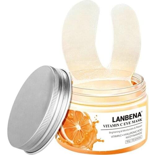 VC Mask Natural Moisturizing Gel Eye Patches Eliminate Dark Circles Anti-Aging Skin Care Mask 50 Pieces