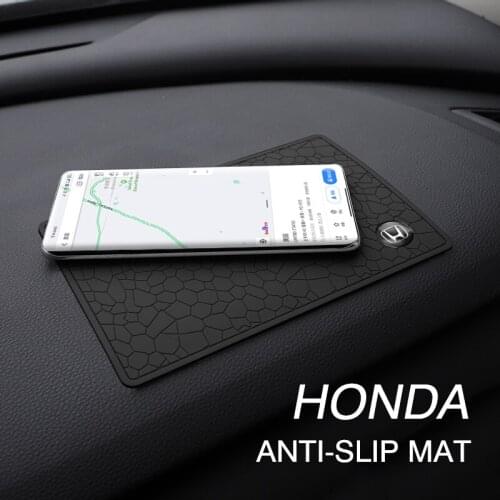Car Interior Non Slip Mat Dashboard Phone Anti-Slip Sticky Gel Pad For Honda Civci CRV FIT Accord City Prelude Shuttle CRZ CRX