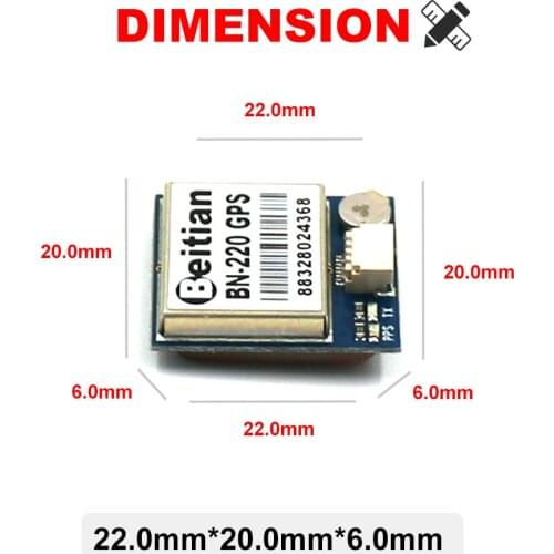 Beitian Dual BN-220 BN220 GPS GLONASS Antenna Module M8030 TTL Level For RC Racing FPV Drone Airplane Helicopter Quadcopter
