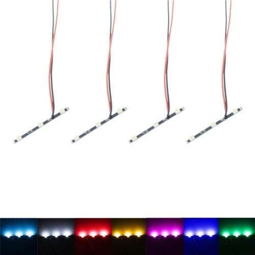 50*Car modification LED light 12V instrument light foot sole light atmosphere light hand door handle light storage box light