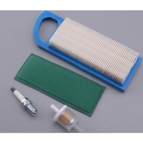 Fuel Filter Air Filter Spark Plug Fit for Briggs & Stratton 10-13.5HP OHV 797007 698413 613022 650821 697152 794421