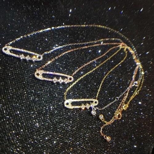 Designer Fashion 925 Sterling Silver Jewelry 3A Cubic Zirconia Party Necklace