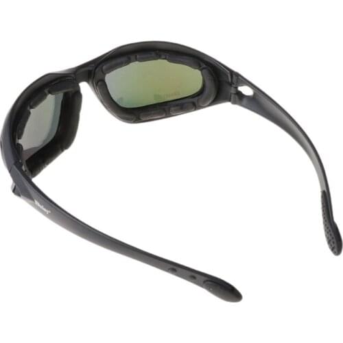 Windproof Polarized Motorcycle Lens Sun Glasses Riding Cycling Biker Sports Wrap