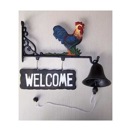 Retro Finishing Iron Welcome Plaque 33*10.4*27CM