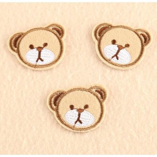 100pcs/lot Embroidery Patch Clothing Decoration Sewing Accessories craft Diy Iron Heat Transfer Applique