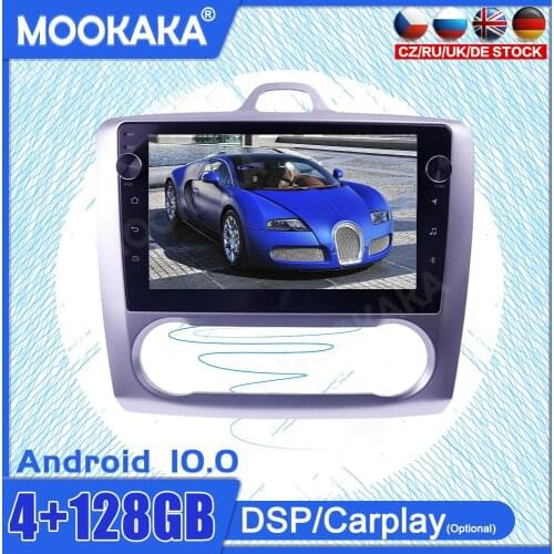 4+128G Android10 For Ford Focus 2004-2011 Car GPS Navigation Auto Tape Radio Stereo Video Multimedia Player Carplay HeadUnit