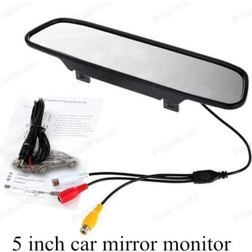 5 inch TFT digital 800x480 LCD car monitor small display for vehicle assistance reversing parking backup rear view camera