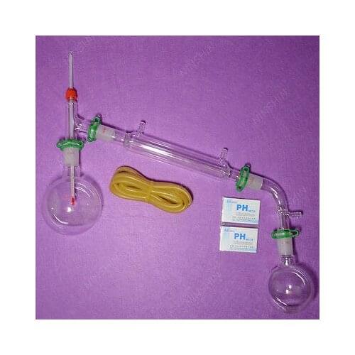 500ml,24/40,Glass Distillation Apparatus,Laboratory Chemistry Glassware Kit