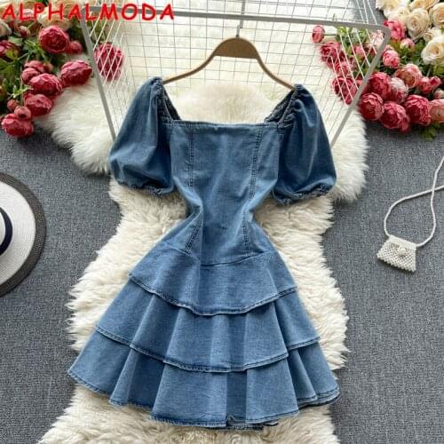 ALPHALMODA Airy Summer Dresses