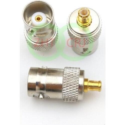 BNC Female Jack to MCX Male Plug Straight RF Connectors Adapter New