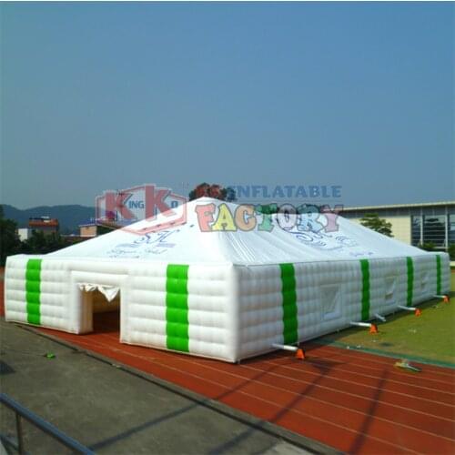 Festivals Exhibitions 500persons huge inflatable cube tent for outdoor use