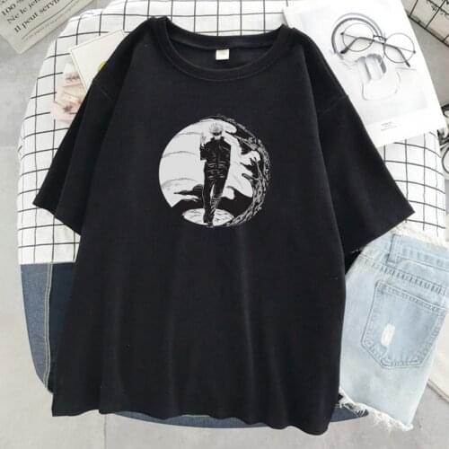 Gojo Jujutsu Kaisen Anime Character Print T Shirts Men Hot sale Brand Tops Summer Casual T Shirt Mens Soft Loose T-Shirts