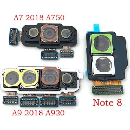 Rear Big Back Camera Flex Cable For Samsung A7 A9 A8 Plus 2018 / J5 2017 J530 / Note 8 Main Camera Module Replacement Parts