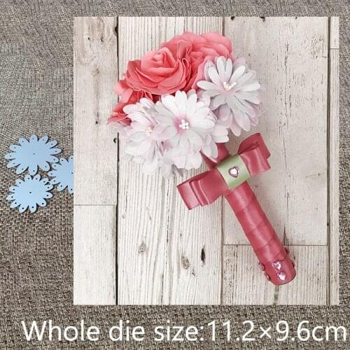 XLDesign Craft Metal Cutting Dies stencil mold 3pcs flowers decoration scrapbook Album Paper Card Craft Embossing die cuts