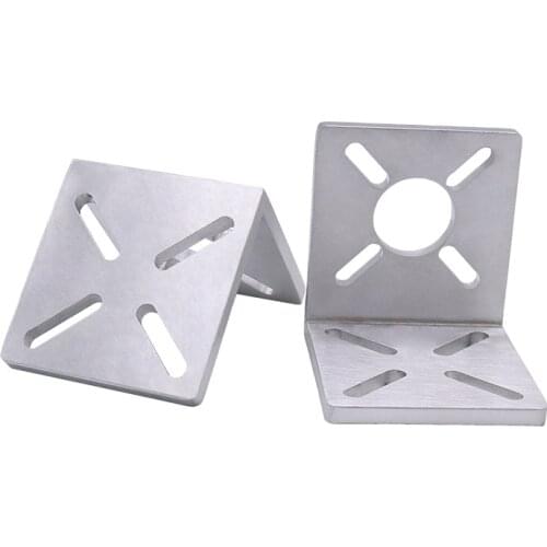 Multi-Model Motor Bracket 997 Small Motor Fixed Seat L-Type Thick Aluminum Alloy 895 Installation Base 46 Step 52 Bracket