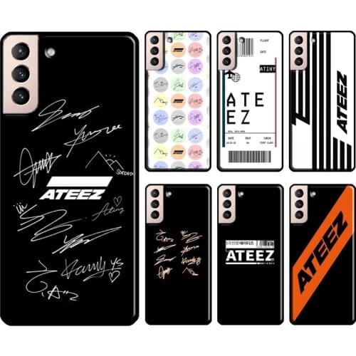 ATEEZ Fashion Soft Case For Samsung Galaxy S21 S20 FE Note 20 Ultra Note 10 S8 S9 S10 Plus Phone Cover