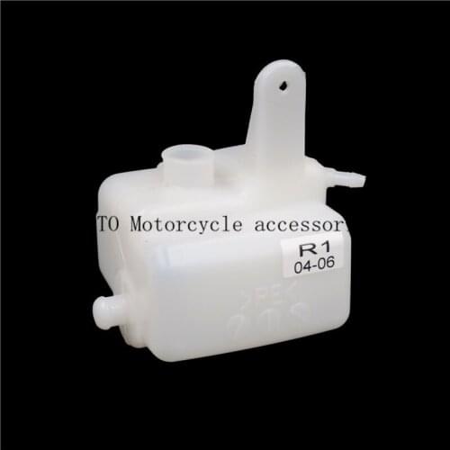Motorcycle Radiator Coolant Water Reservior Overflow Tank Bottle For Yamaha YZF R1 YZF-R1 2004 2005 2006