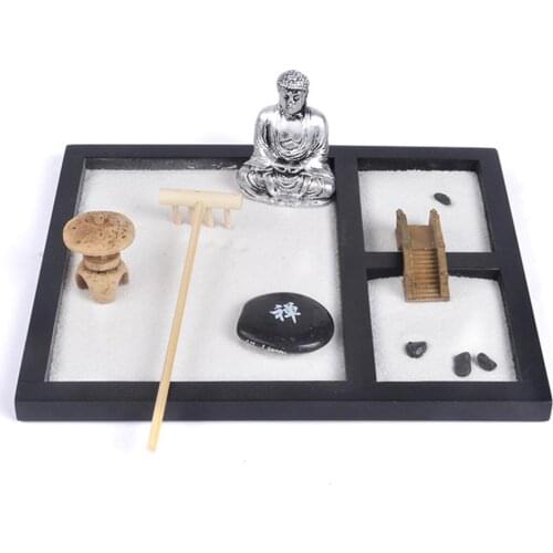 Zen Sand Buddhism Table Ornaments Decoration Psychological Meditation Sand Table