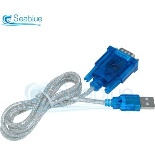 CH340 USB to RS232 80CM Port Cable USB to 9 Pin Adapter DB9 Cable RS232 USB Adapter For PC Notebook Windows 98 XP 7 8 No CD