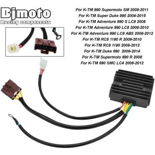 Bjmoto For Duke690 2009-2014 690 SMC LC4 990 Supermoto SM Superduke 990 Adventure 990 Motorcycle regulator rectifier