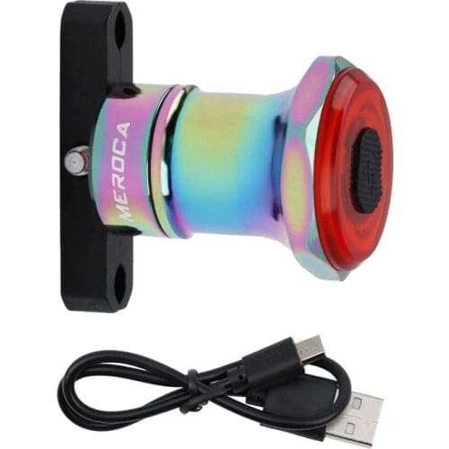 MEROCA WR25/WR15 MTB Bikle Taillights Intelligent Sensor Light USB Charge Iamok Road Bicycle LED Lights