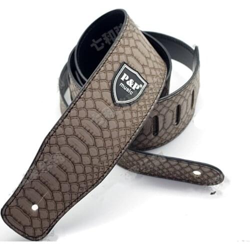 1pcs acoustic guitar electric guitar bass leather guitar strap Guitar accessories Parts musical instruments