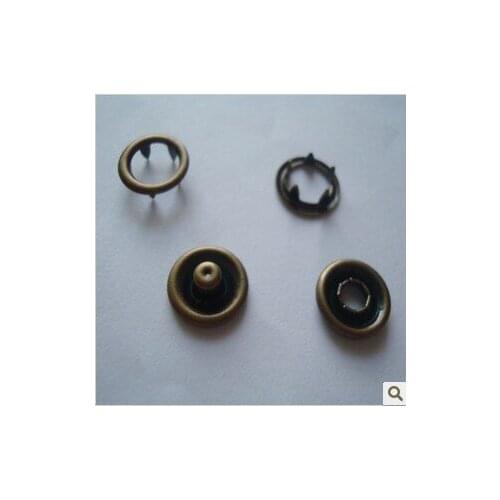 100set 9.5mm bronze color prong snap button copper five claw nail romper button baby bodysuit snap button metal snap button
