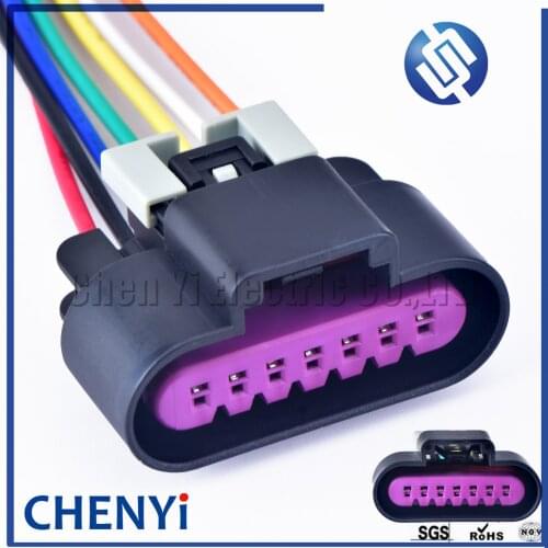 7 Pin Auto waterproof connector wiring harness plug for Buick Regal Lacrosse Chevrolet Cruze ignition coil plug wiring harness