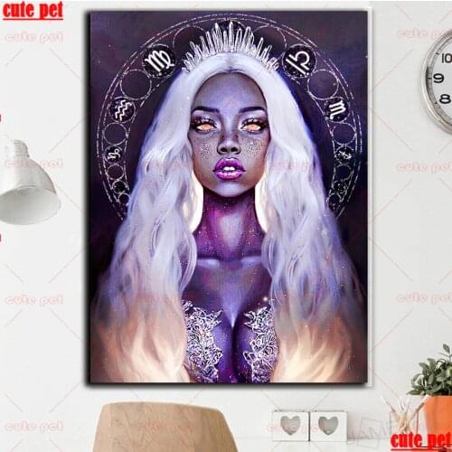 Diamond Painting Starry fantasy goddess Cross Stitch Diamond Embroidery 5D Diamond Decoration Full Square round Drill Handmade
