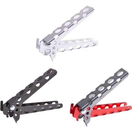 Aluminum Anti-Scald Pot Pan Gripper Clamp Handle Holder Clip for Outdoor Cooking Picnic Camping Cookware
