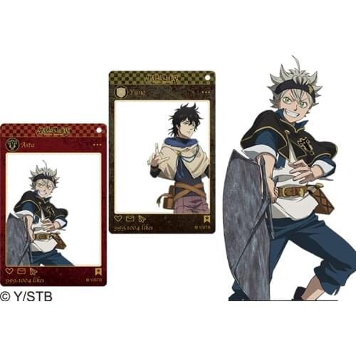 Brdwn Black Clover Asta Yuno Grinbellor China Official Authorization Cosplay Group Photo Card