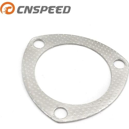 CNSPEED 10pcs/lot 3'' inch 77mm Exhaust Pipe Gasket To Muffler Gasket Exhaust GasketYC100718-3